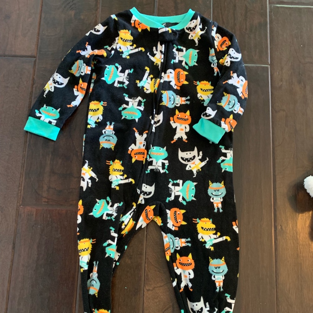 Boys footed pjs